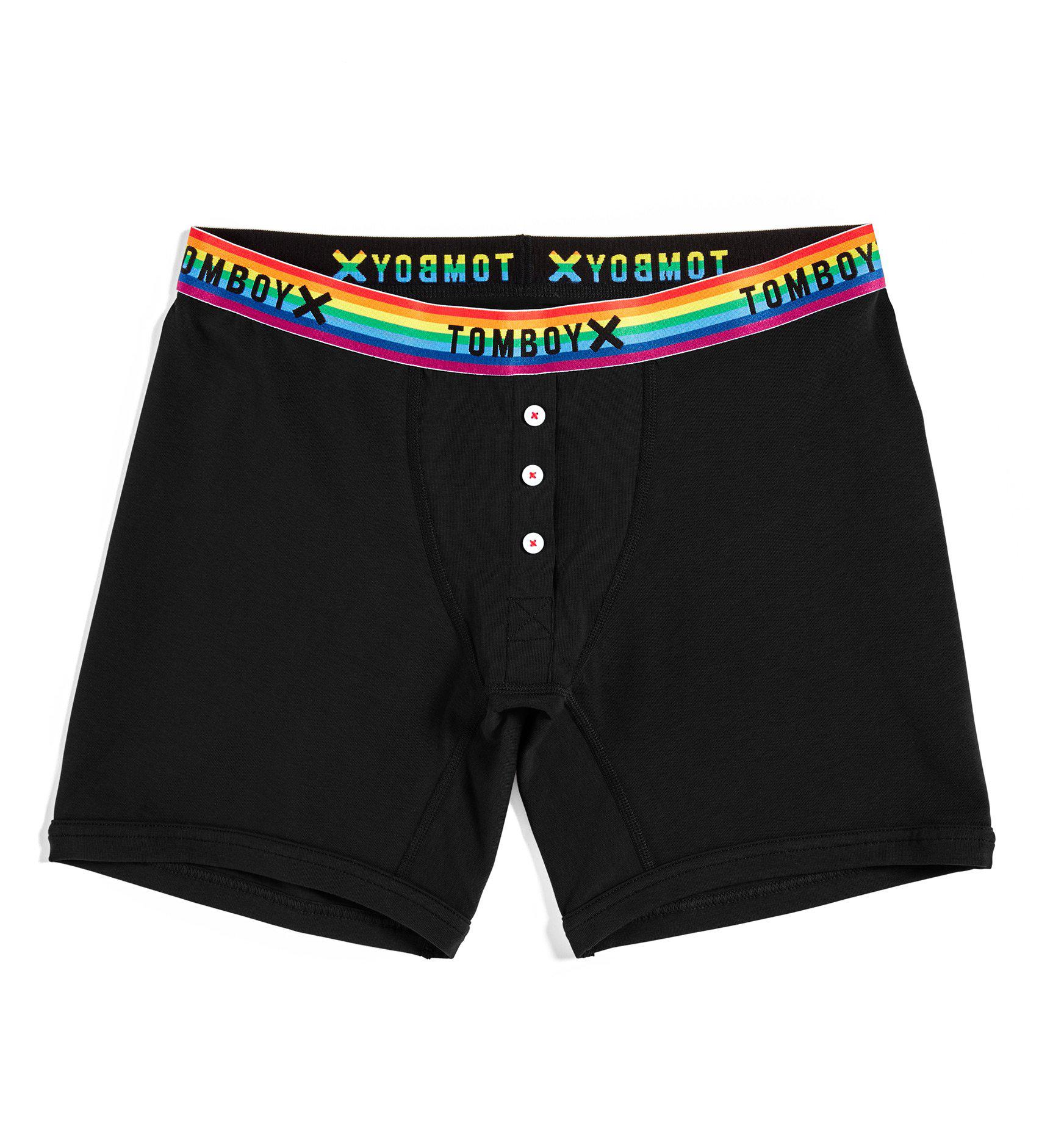 6" Fly - Next Gen Black Rainbow-Underwear-TomboyX